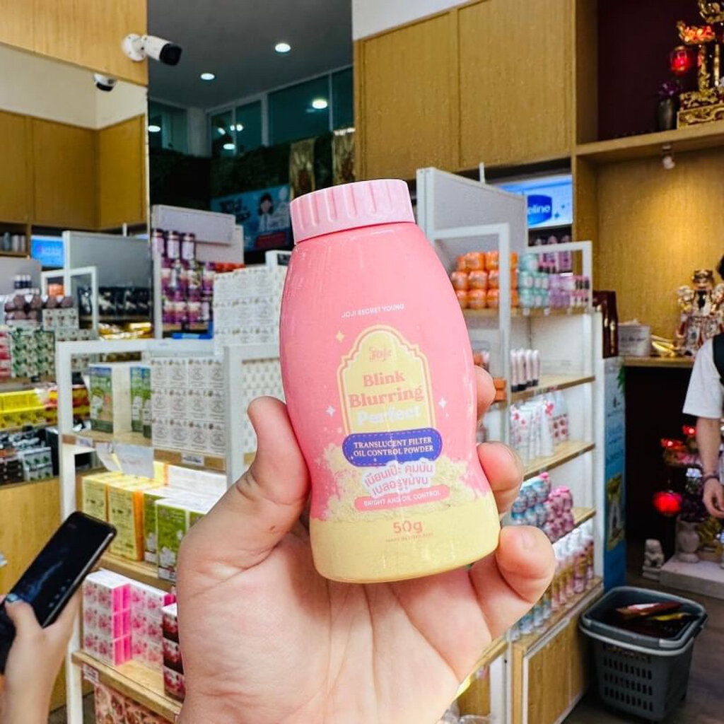 JOJI แป้งฝุ่น คุมมัน Blink Blurring Perfect 50g Translucent Filter Oil Control Powder