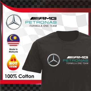 Mp X MERCEDES BENZ AMG PETRONAS MOTORSPORTS เสื้อยืดคอกลม ผ้าฝ้าย 100% พิมพ์ลาย BAJU LELAKI D-16