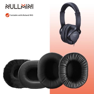 Nullmini แผ่นโฟมเมมโมรี่หูฟัง หนังหนา แบบเปลี่ยน สําหรับ Roland RH5