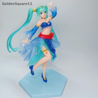 Goldensquare ตุ๊กตาฟิกเกอร์ Vocaloid Hatsune Miku เรืองแสง ขนาด 21 ซม.