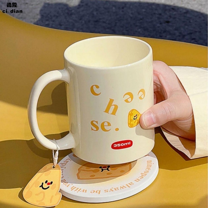 ถ้วยลายครีมชีสเซรามิก แก้วเซรามิก ใส่ได้ทั้งร้อนและเย็น - รูปที่ 2