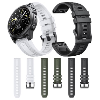 สายนาฬิกาข้อมือ ซิลิโคนนิ่ม 22 มม. คุณภาพสูง แบบเปลี่ยน สําหรับ Garmin Marq Gen2 Instinct 2 Descent G1