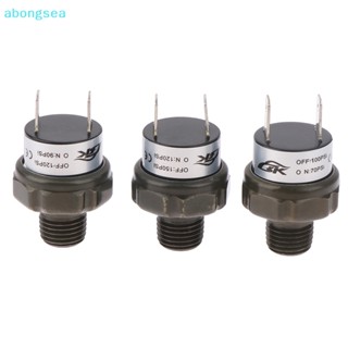 Abongsea วาล์วสวิตช์ควบคุมแรงดันคอมเพรสเซอร์แอร์ 1/4 NPT 70-150PSI 1 ชิ้น