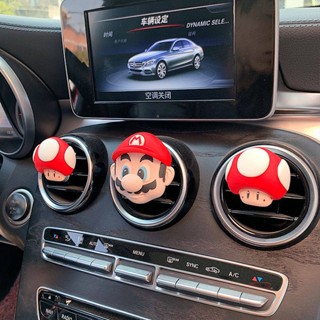 Automobile Aromatherapy Car Interior Air Outlet Cartoon Decoration Vent Clip Decoration Car Interior Simple Creative Cartoon Mario Cute Car Decoration  car interior accessories