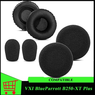 แผ่นโฟมครอบหูฟัง ไมโครโฟน แบบเปลี่ยน สําหรับ VXI BlueParrott B250-XT Plus B250XT B150 6 ชิ้น (แบบ 1)