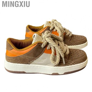 Mingxiu Women Casual Sneaker  Casual Low Top Sneaker Color Contrast  for Daily Wear