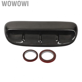 Wowowi Hood Air Vent Cover  UV Resistant Easy To Install Bonnet Air Inlet Trim Carbon Fiber High Heat Tolerance  for Replacement