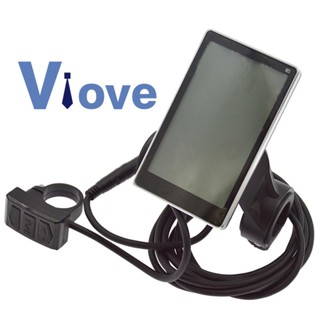 อะไหล่มอเตอร์พลาสติก หน้าจอ LCD M5 36-60V สําหรับรถจักรยาน