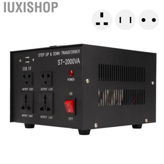 Iuxishop AC Voltage Transformer  Portable Power Buck Converter 5V USB Sockets Adjustable Input  for Home