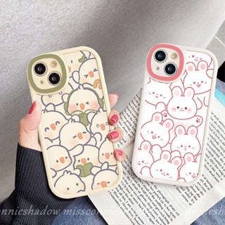 เคสโทรศัพท์มือถือแบบนิ่ม ลายการ์ตูนเป็ด กระต่าย สําหรับ OPPO A17 A16K A57 A1K A74 A96 A55 A16 A3S A9 A78 A12 A54s A58 A15 A17K A95 A76 A77s A7 A54 A5 A16E A53 A5s A31 Reno 8 8T 7 5