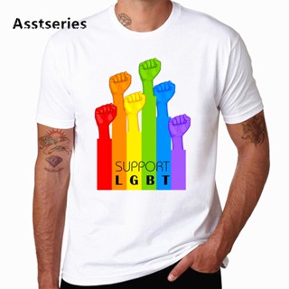 [S-5XL]Pride Lgbt Gay Love Lesbian Rainbow Design Print T-Shirts For Man And Love Is Love Tee Shirt Unisex Hcp4591