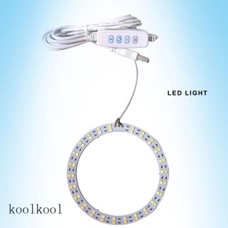 Kool DC5V LED หรี่แสงได้ พอร์ต USB สายไฟ ลดแสง และสายเคเบิลต่อขยาย จับคู่สี