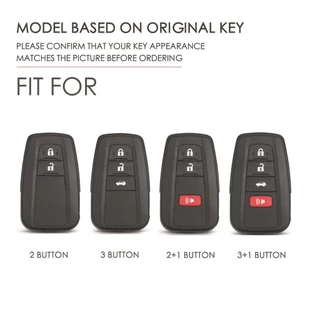 Toyota Key Shell Tpu Soft Cover สําหรับ Prius Camry Corolla C-hr Rav4 Prado 2018-2022