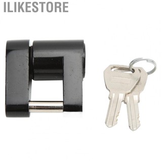 Ilikestore Trailer Lock Rustproof Trailer Tongue Coupler Lock  Theft Zine Alloy Compact