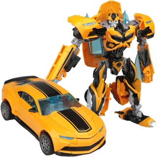 ของเล่นโมเดลหุ่นยนต์รถยนต์ King Kong 4 Bumblebee Cool Transformation สําหรับเด็กผู้ชาย