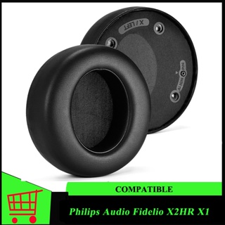 Fidelio X2 แผ่นโฟมรองหูฟัง แบบเปลี่ยน สําหรับหูฟัง Fidelio X1S X2 X2HR X2 HR (หนังโปรตีน)