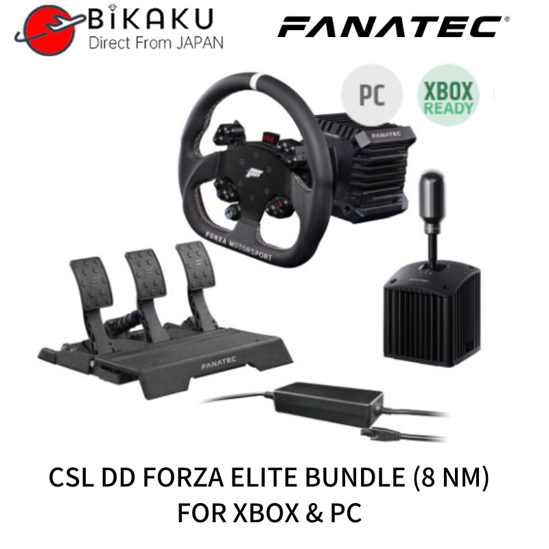 🇯🇵【Direct from Japan】Original FANATEC CSL DD FORZA ELITE BUNDLE (8 NM) FOR XBOX &amp; PC Racing Games Accessories