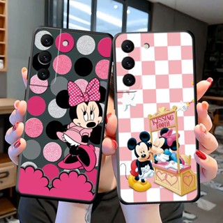 เคสโทรศัพท์มือถือนิ่ม ลายมิกกี้เมาส์ มินนี่เมาส์ สีดํา สําหรับ Samsung Galaxy S23 S20 S20FE S22 S21 PLUS ULTRA 5G S10E S8 S9 S10 LITE PLUS A53 A52 A32 4G 5G