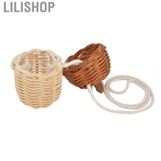 Lilishop Storage Rattan   Rattan Material Rattan  Bag  for Neonatal Photography Props for Baby Photo