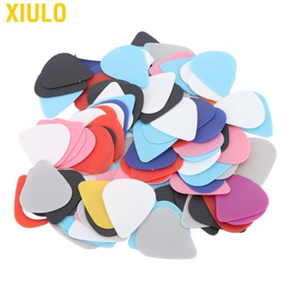 Xiulo 200PCS Guitar Picks Flexibility ABS Abrazine Triangular Molding Bass for Training