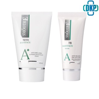 Smooth E Anti Melasma Mini Set Anti-Melasma &amp; White Babyface Foam 2 Oz.+Serum 0.4 Oz. [DKP]