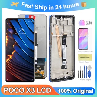 อะไหล่หน้าจอสัมผัสดิจิทัล LCD POCO X3 แบบเปลี่ยน สําหรับ Xiaomi POCO X3 POCO X3 Pro NFC