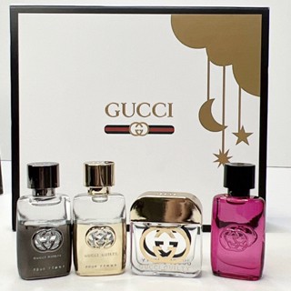 Gucci Ultimate Love น้ําหอมตัวอย่าง 5 มล. กล่องของขวัญ 4 ชิ้น