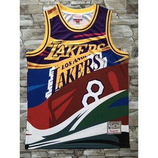 เสื้อกีฬาบาสเก็ตบอล HQ1 LA Lakers Bryant No.24 Jersey พลัสไซซ์ สําหรับผู้ชาย และผู้หญิง QH1