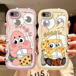 เคส iPhone 7 เคส iPhone 6s เคส iPhone 6 7 8 se 2020 6 plus 6s plus 7plus 8plus เคสโทรศัพท์การ์ตูนน่ารัก Tpu เคสนิ่ม กรอบคลื่น เคสโทรศัพท์ใส