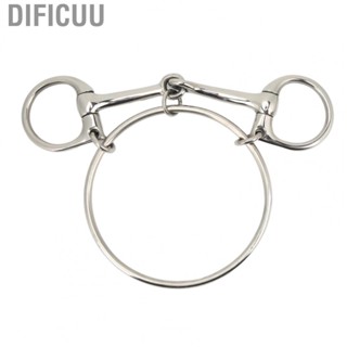 Dificuu Snaffle Mouth Bit Horse Mouth Bit Smooth for Farm