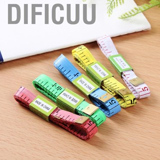 Dificuu Soft Tape Measure Long Accurate Brilliant Color Cloth Tape Measure for Sewing Tailoring