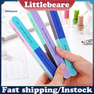 &lt;littlebeare&gt; ตะไบขัดเล็บ EVA พิมพ์ลาย สร้างสรรค์ สําหรับใช้ในบ้าน