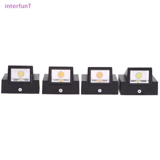 [InterfunT] โคมไฟติดผนัง LED 3/5W อะลูมิเนียม กันน้ํา IP67 สําหรับตกแต่งสวนกลางแจ้ง 1 ชิ้น [ใหม่]