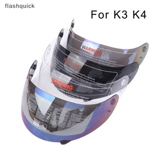 Flashquick ที่บังแดดหมวกกันน็อค อุปกรณ์เสริม สําหรับ K3 K4 K3 Uv K4