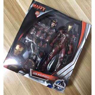 โมเดล Avengers Mafex022 Iron Man MK45 Tony Stark ขยับได้