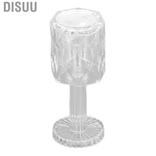 Disuu Crystal Table Lamp  Strong Light Transmission  Crystal Lamp  Powered  for Bar for Cafe for Bedroom Bedside