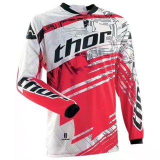   เสื้อกีฬาแขนสั้น ลายทีมแข่งรถวิบาก Thor MTB แบบแห้งเร็ว สําหรับขี่จักรยานกลางแจ้ง 2022