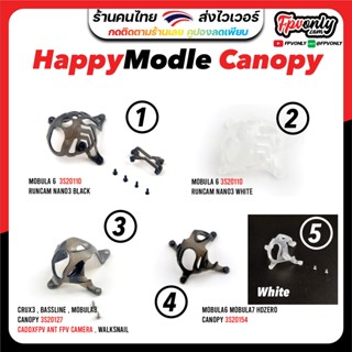 Crux3 Canopy Happymodel Canopy Frame Mobula6 Runcam Nano3 Crux3 Bassline M6 HDZERO Replacement Canopy Frame