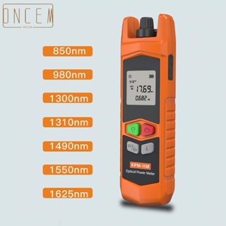 【ONCEMOREAGAIN】New Design Small High Precision Fiber Optical Power Meter -70~+6dbm OPM with LED