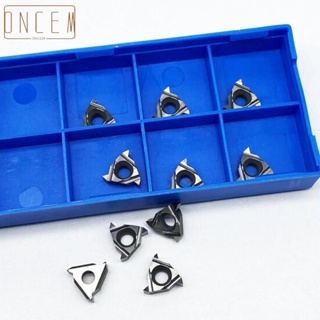 【ONCEMOREAGAIN】Carbide Insert 1/4\ 10Pcs/Set 11ER A60 H01 11mm CNC Blade Replacement