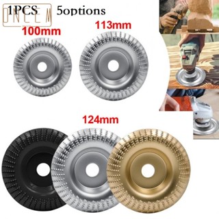 【ONCEMOREAGAIN】1 X Grinding Wood Shaping Wheel Wood Carving Disc With 22mm Arbor For Polishing