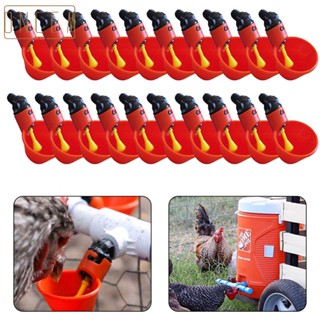 【ONCEMOREAGAIN】Chicken Waterer 20pack 5cm*3cm Automatic Filling Falling Resistance MT007