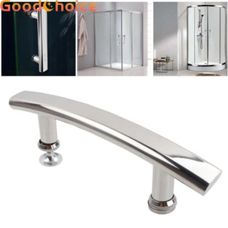 【Good】Shower Door Handle 304 Stainless Steel Arc Shower Handle 100% New Armrest【Ready Stock】