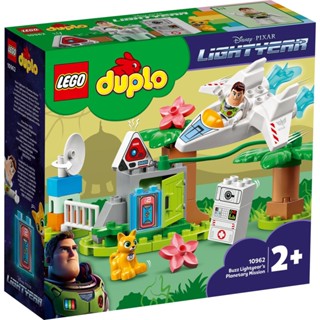 ของเล่นตัวต่อเลโก้ DUPLO Disney and Pixar Buzz Lightyears Planetary Mission 10962 สําหรับเด็กวัยหัดเดิน 37 ชิ้น