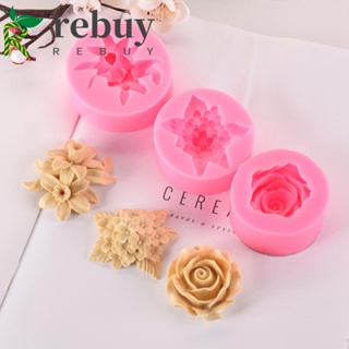 Rebuy อุปกรณ์แม่พิมพ์รูปดอกกุหลาบ 3 D Diy สําหรับตกแต่งเค้กเบเกอรี่