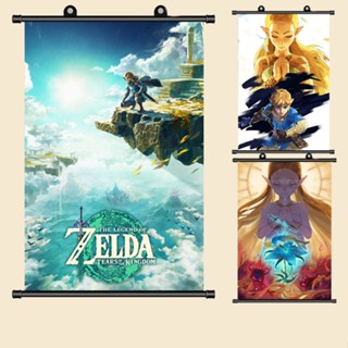 สติกเกอร์โปสเตอร์ THE LEGEND OF ZELDA: TEARS OF THE KINGDOM สําหรับติดตกแต่งผนังห้องนอน