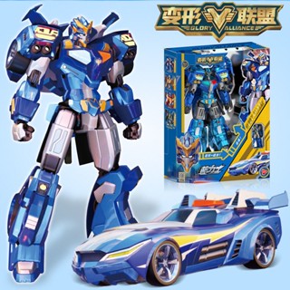 หุ่นยนต์แปลงร่าง League Plus Car Transforming Robot Mecha Super Transforming God of War ของเล่นสําหรับเด็ก