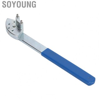 Soyoung Timing Belt Tensioner Wrench Aluminum Alloy 5 Variable Positions Tension Adjuster Replacement for A3 A4 A6 A8 Car