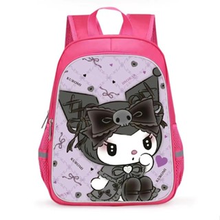 Gt2 Sanrio Kuromi กระเป๋าเป้สะพายหลัง กันน้ํา ความจุขนาดใหญ่ อเนกประสงค์ สําหรับเด็กนักเรียนอนุบาล