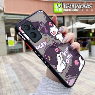 เคสซิลิโคนใส ขอบสี่เหลี่ยม กันกระแทก สําหรับ Realme 9i